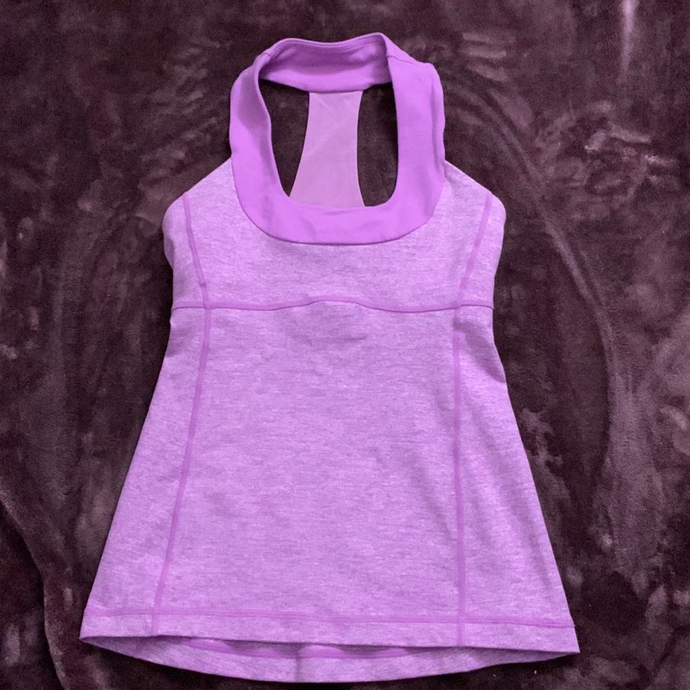 Discontinued LuluLemon Run Tank Top Scoop Mesh Racer T